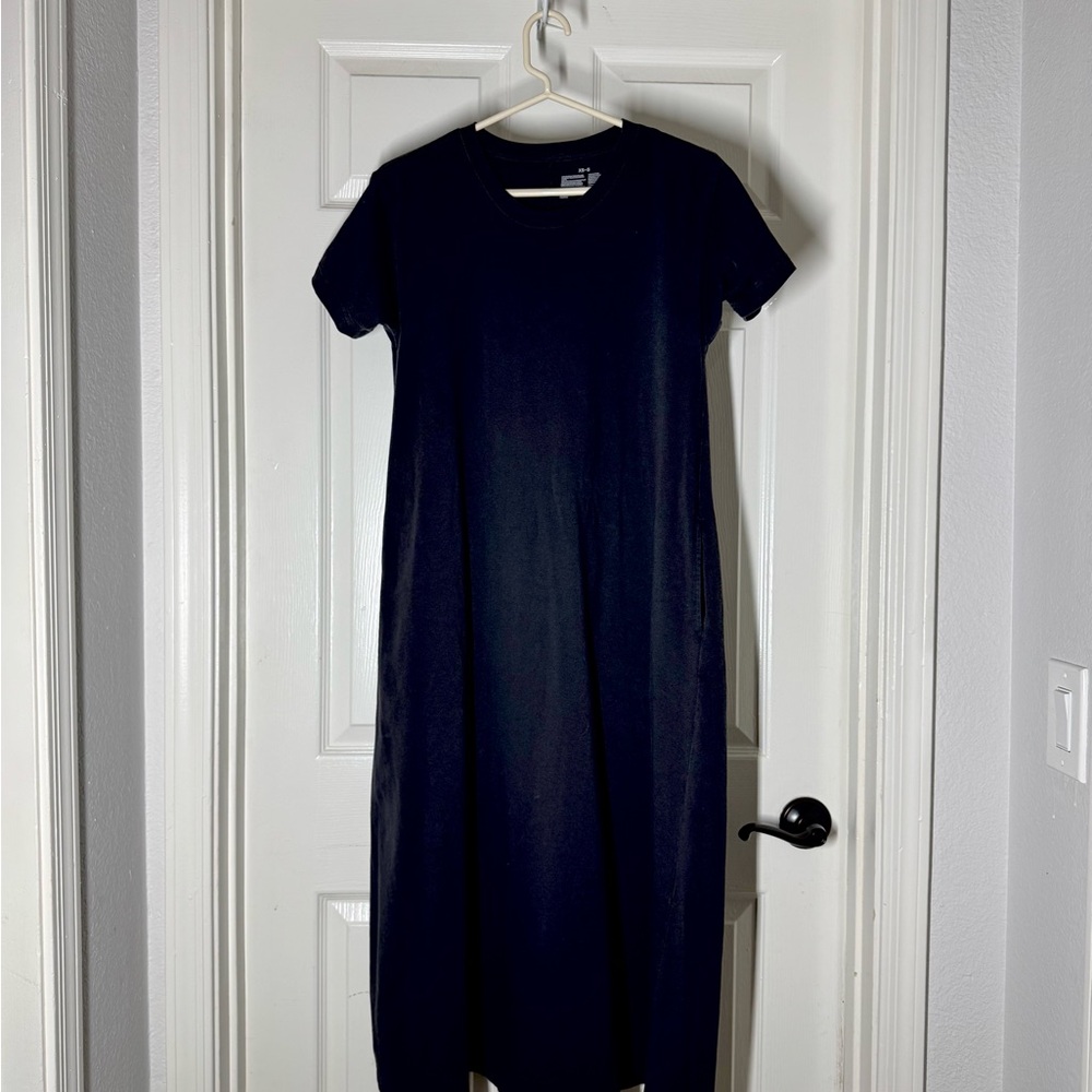 MUJI 100% cotton Black Women's Dress